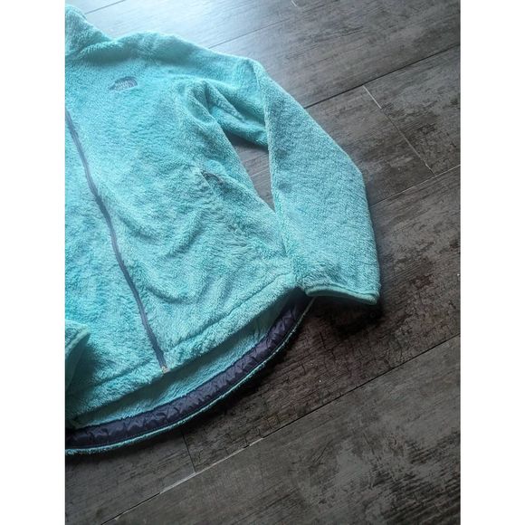 THE NORTH FACE Mint Green Sherpa Fleece Jacket - Picture 3 of 6